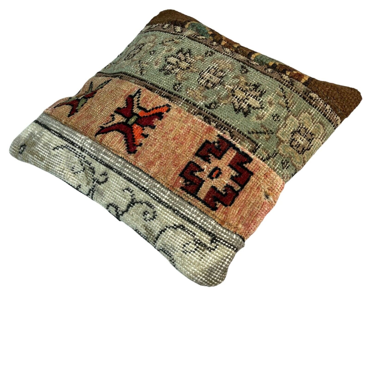 40 x 40 cm  , Vintage Turkish Cushion Cover ,  Vintage Handgemachte Kissenbezug