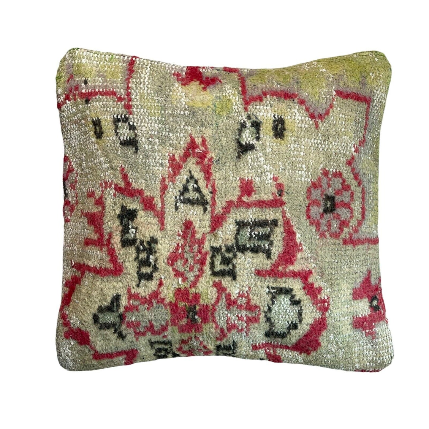 45x45 cm  , Vintage Teppich Kissenbezug , Vintage Rug Cushion Cover