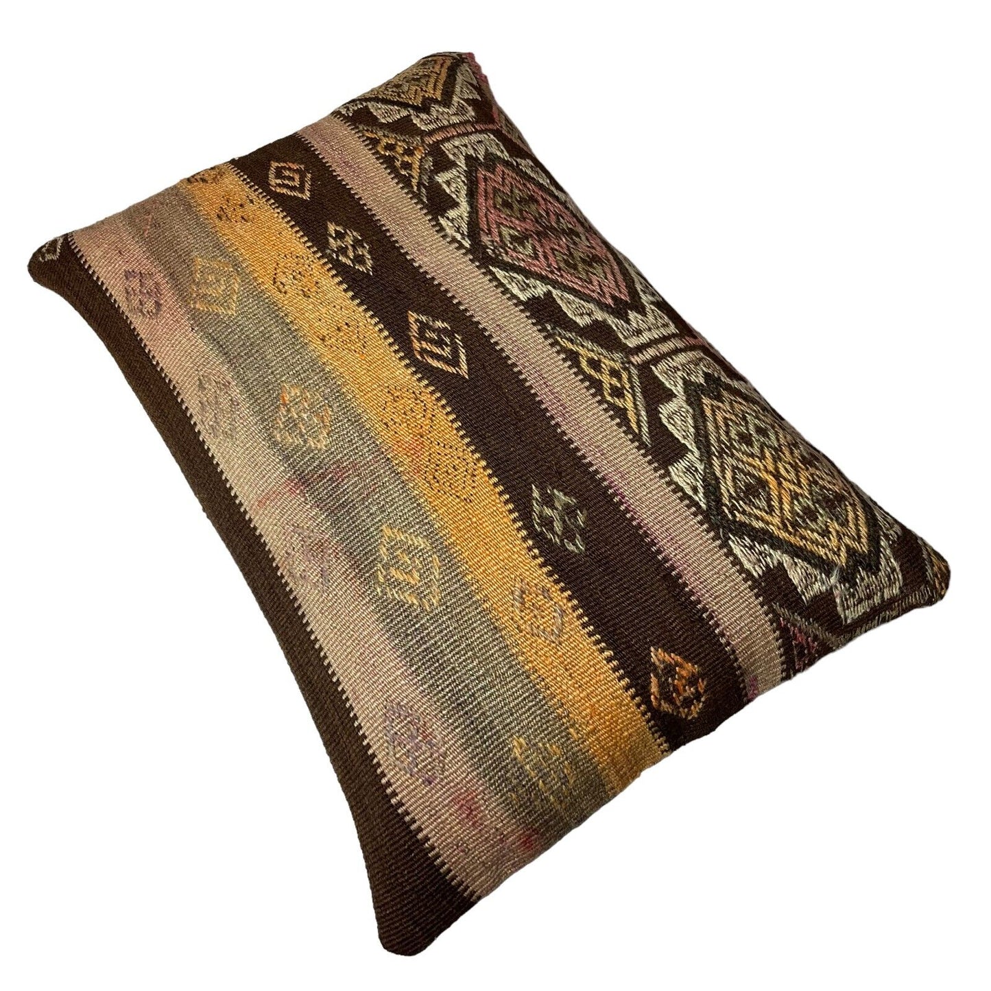 40x60 Cm Handgewebt Kelim Kissenbezug Vintage Kilim Cushion Cover , Boho,16'x24'