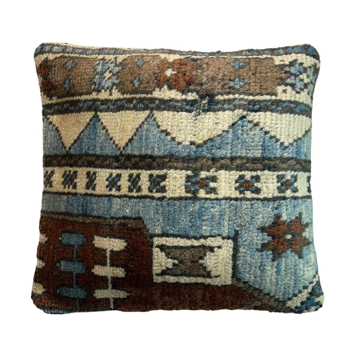 Einzigartige Kelim-Kissen,Turkish Kilim Pillow,16'×16'   Funda De Cojín Kilim