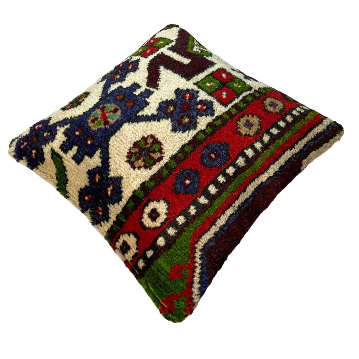 45 x 45 cm  , Vintage Turkish Cushion Cover ,  Vintage Handgemachte Kissenbezug