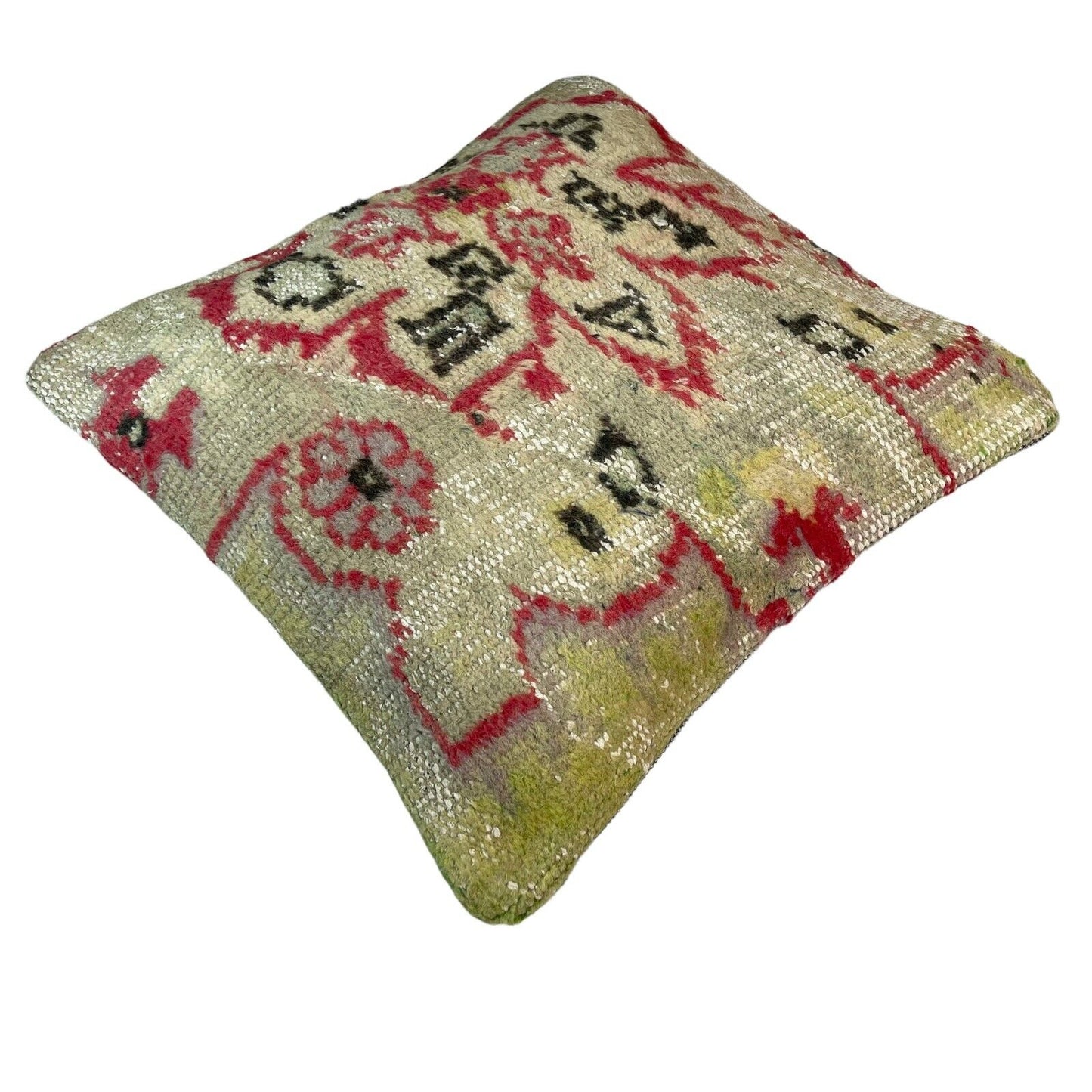 45x45 cm  , Vintage Teppich Kissenbezug , Vintage Rug Cushion Cover