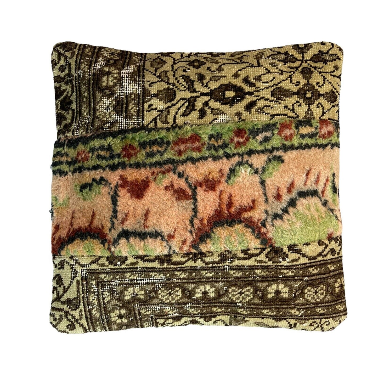 40 x 40 cm  , Vintage Turkish Cushion Cover ,  Vintage Handgemachte Kissenbezug