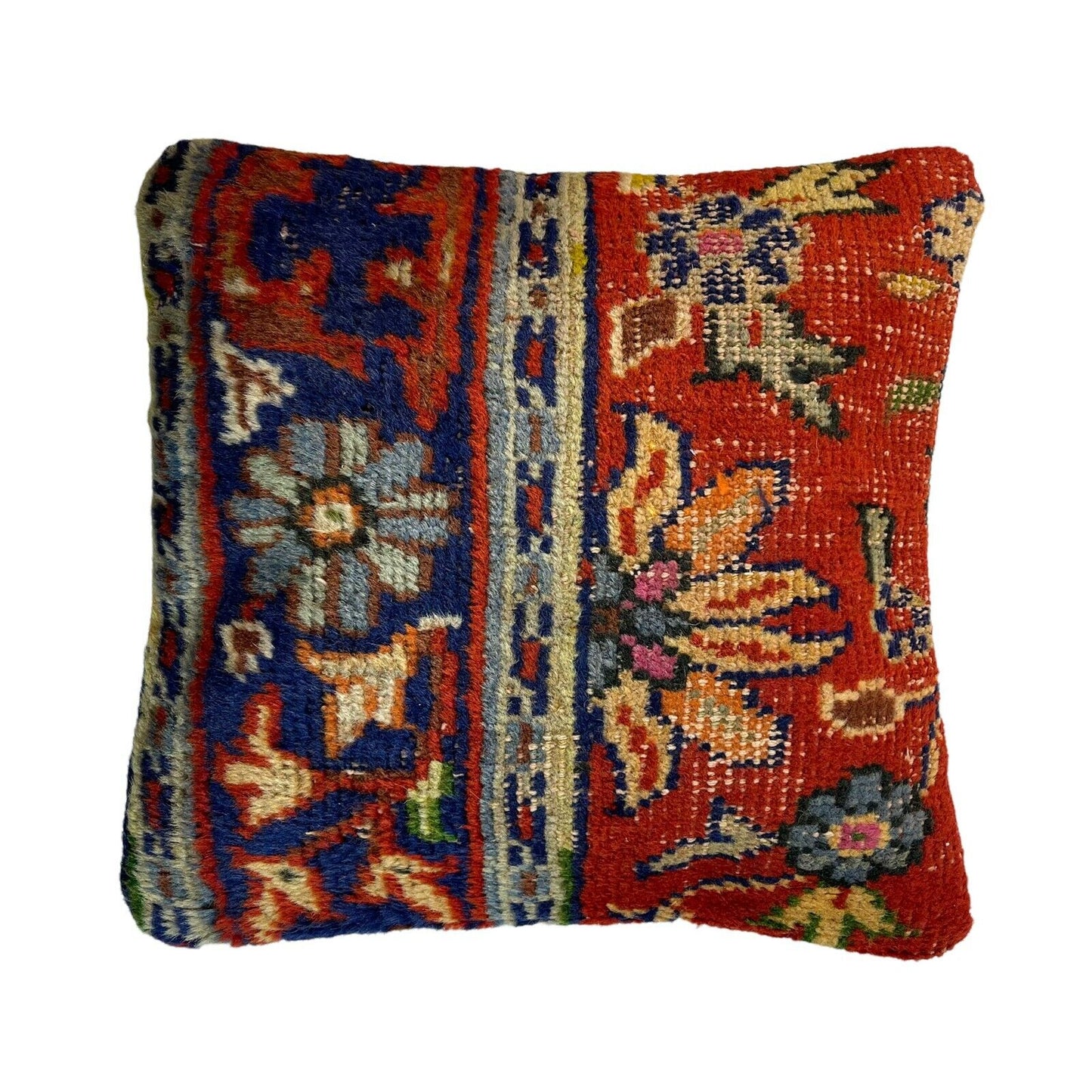 45 x 45 cm  , Vintage Turkish Cushion Cover ,  Vintage Handgemachte Kissenbezug