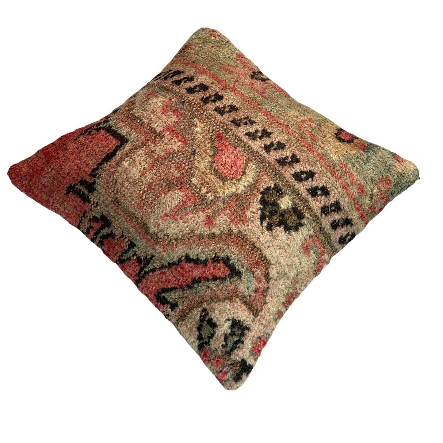 45 x 45 cm  , Vintage Turkish Cushion Cover ,  Vintage Handgemachte Kissenbezug