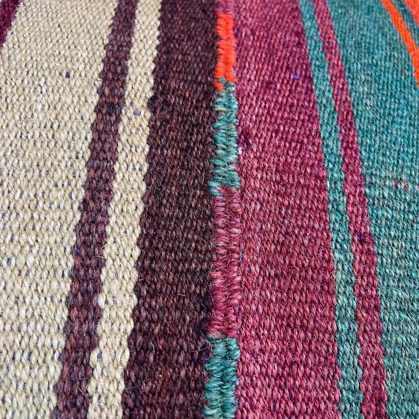 Einzigartige Kelim-Kissen,Turkish Kilim Pillow,16'×16'   Funda De Cojín Kilim