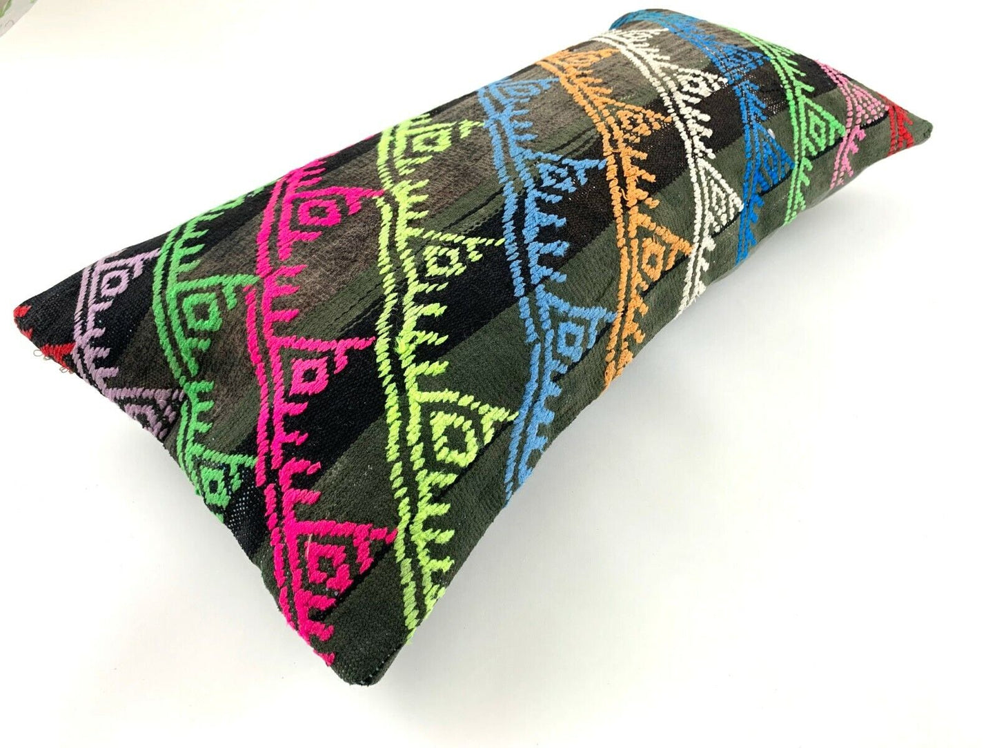 Einzigartige Kelimkissen Türkisch Kilim Pillow,12'×24' Pillow Cover Boho Kissen