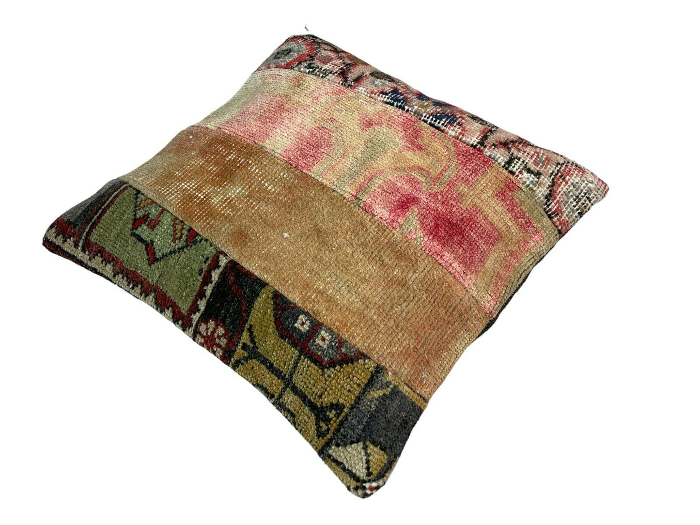 40 x 40 cm  , Vintage Turkish Cushion Cover ,  Vintage Handgemachte Kissenbezug