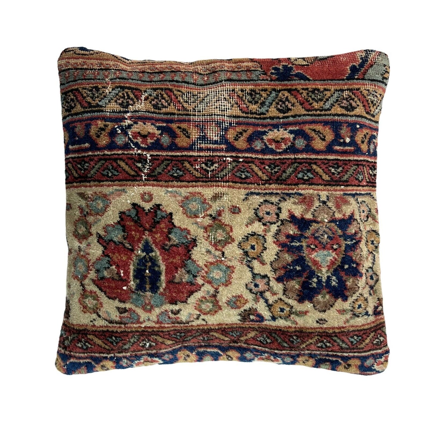 45 x 45 cm  , Vintage Turkish Cushion Cover ,  Vintage Handgemachte Kissenbezug