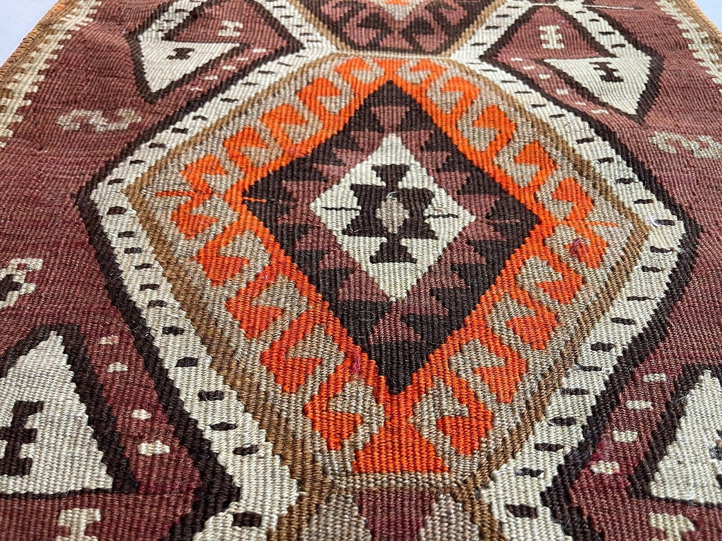 Traditionelle türkische Kelim Teppich, Vintage Turkish Kilim Rug 95X48 cm