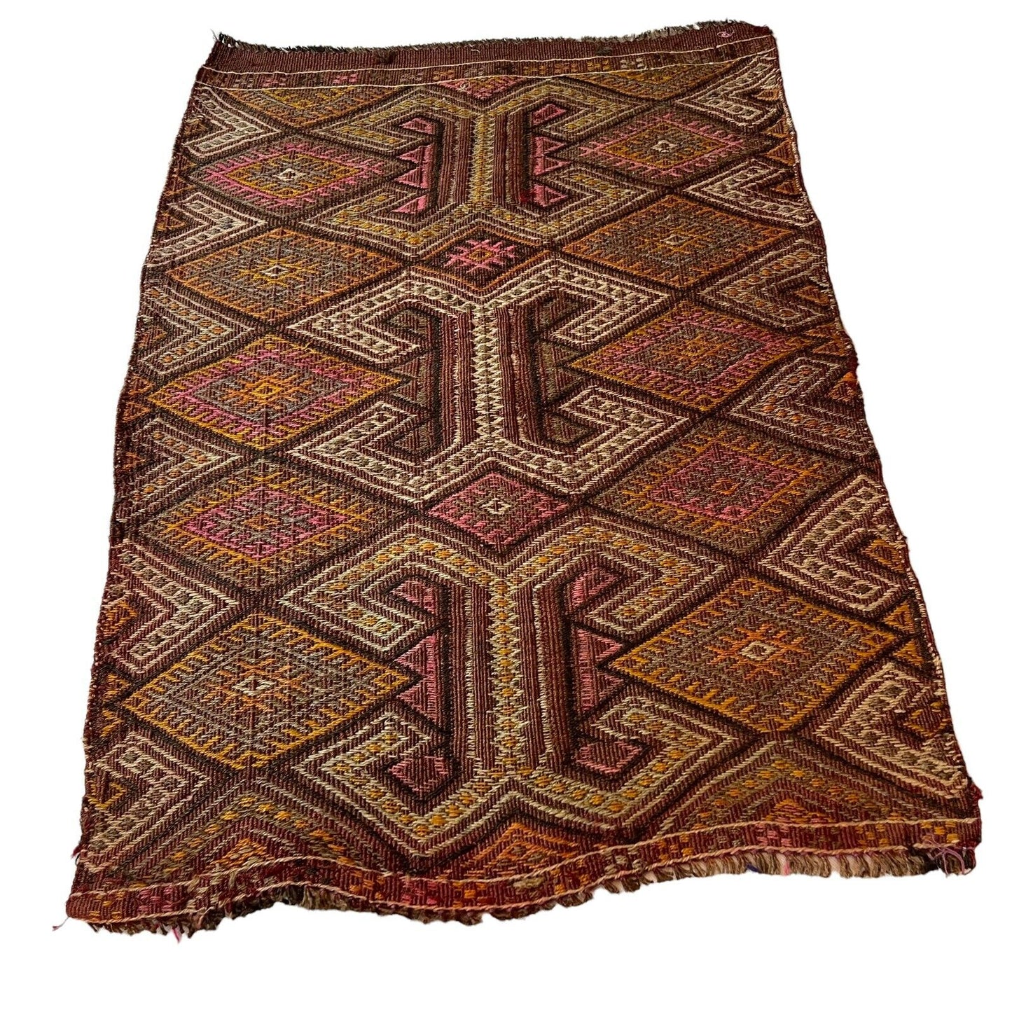 Traditionelle türkische Kelim Teppich, Vintage Turkish Kilim Rug 100X67cm