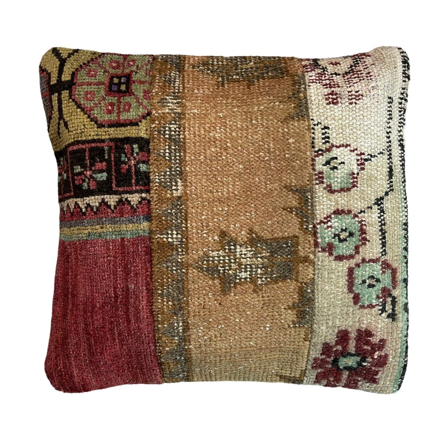 40 x 40 cm  , Vintage Turkish Cushion Cover ,  Vintage Handgemachte Kissenbezug