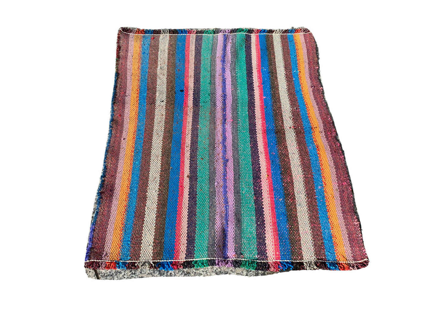 Traditional Anatolian Turkish Kilim Rug, Vintage Kelim Teppich 100x80 cm