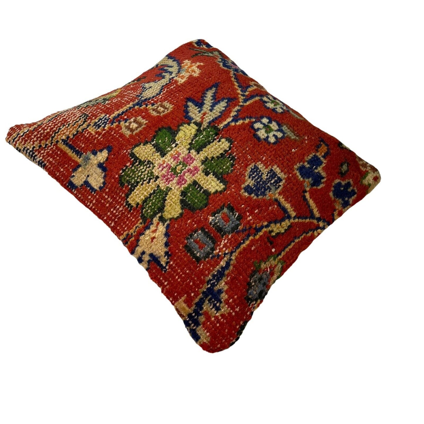 45 x 45 cm  , Vintage Turkish Cushion Cover ,  Vintage Handgemachte Kissenbezug