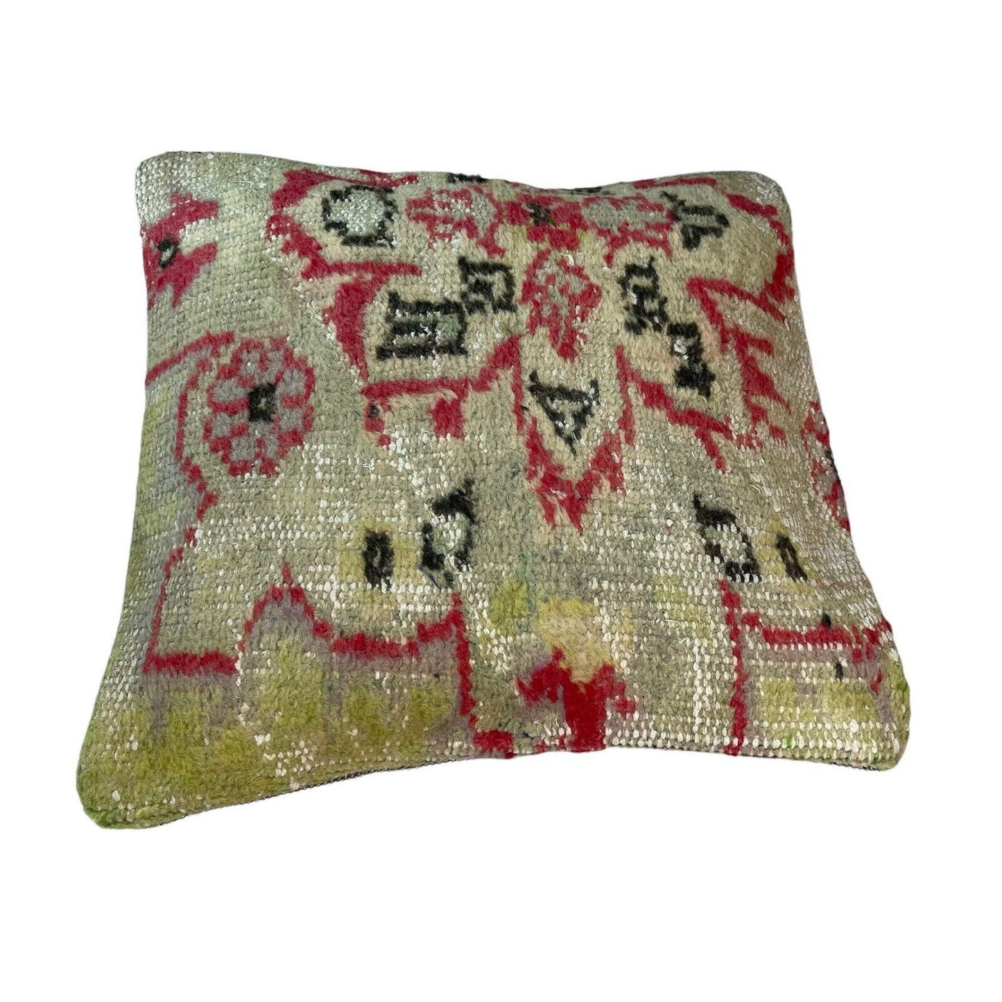 45x45 cm  , Vintage Teppich Kissenbezug , Vintage Rug Cushion Cover