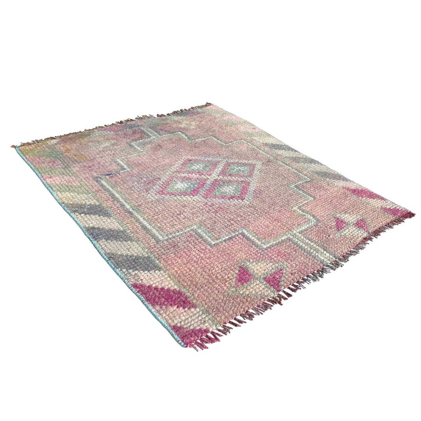 Traditional Turkish Kilim Rug,Vintage Kelim Teppich 100x82 Cm