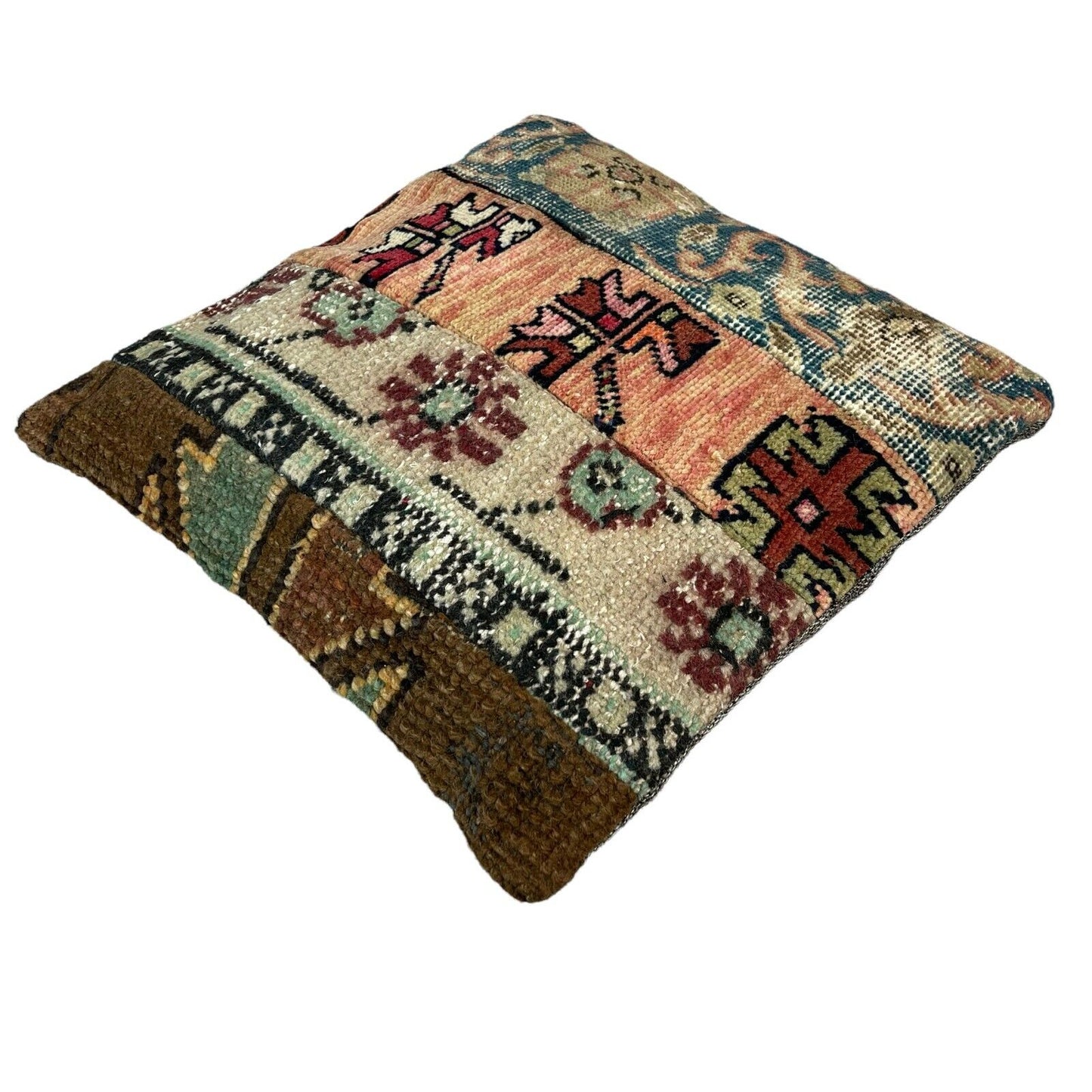 40 x 40 cm  , Vintage Turkish Cushion Cover ,  Vintage Handgemachte Kissenbezug