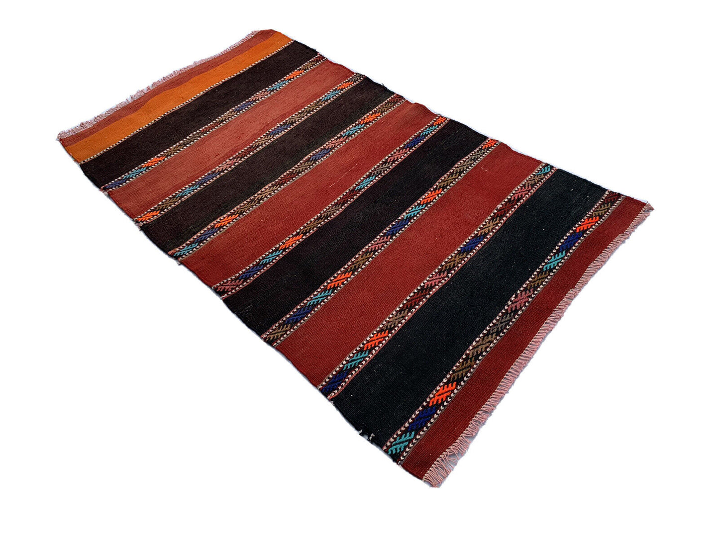 Traditional Turkish Kilim Rug,Vintage Kelim Teppich 130x74 cm