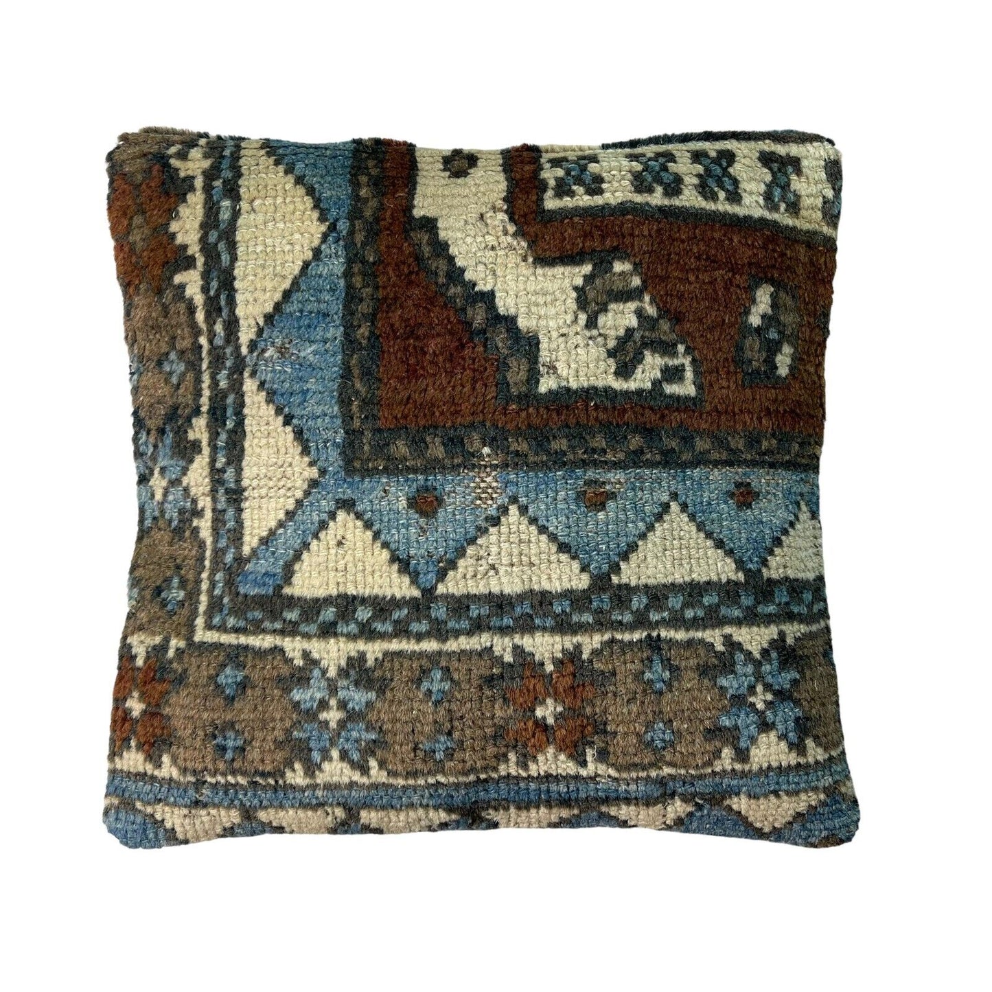 Einzigartige Kelim-Kissen,Turkish Kilim Pillow,16'×16'   Funda De Cojín Kilim