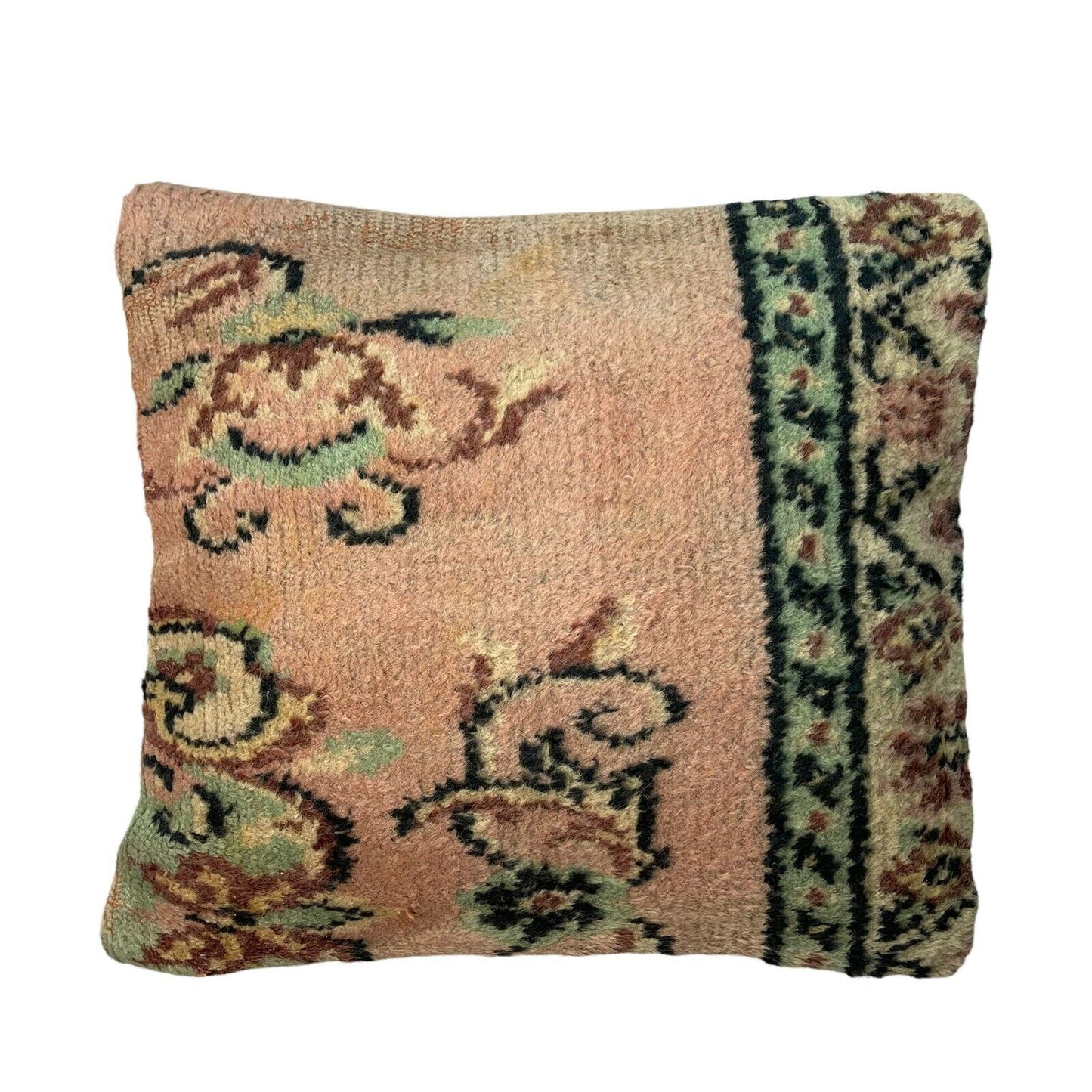 45 x 45 cm  , Vintage Turkish Cushion Cover ,  Vintage Handgemachte Kissenbezug