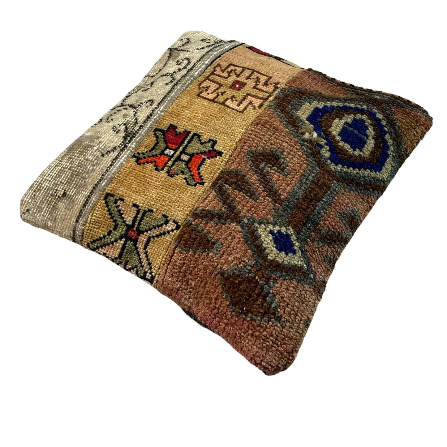 40 x 40 cm  , Vintage Turkish Cushion Cover ,  Vintage Handgemachte Kissenbezug