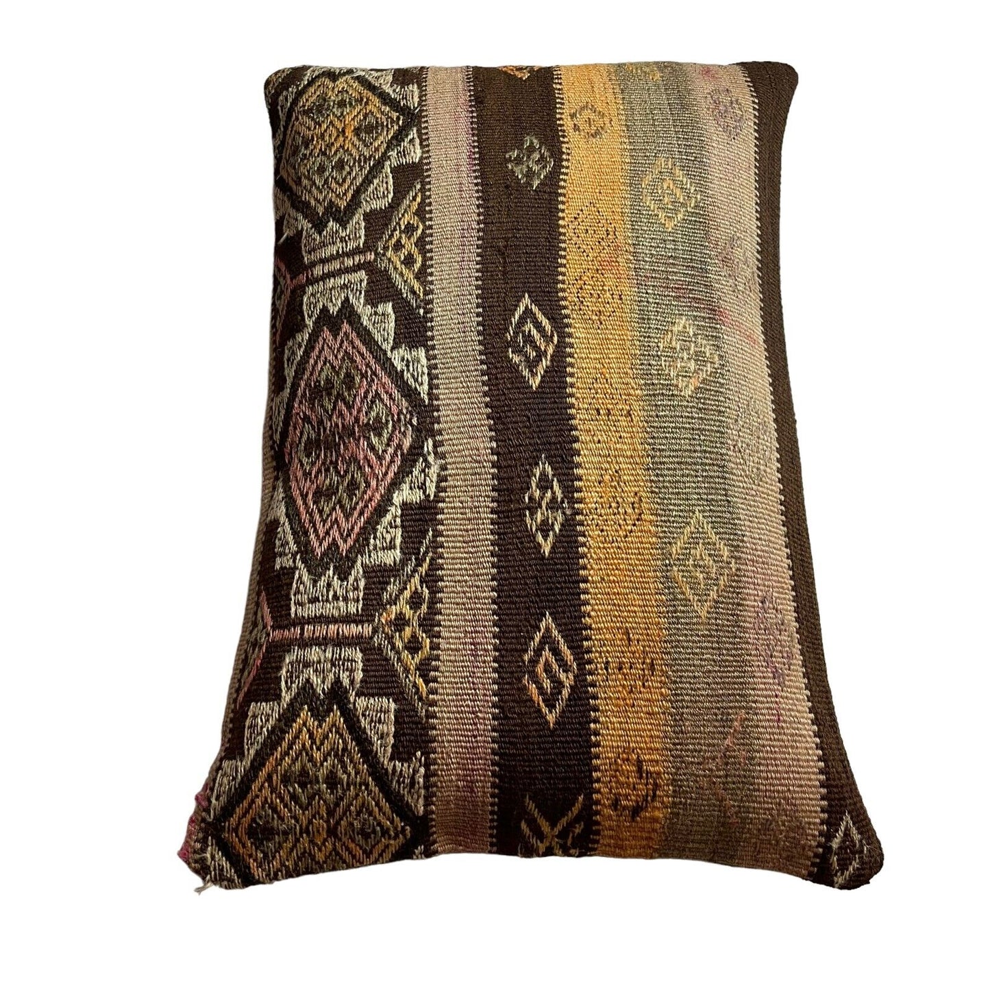 40x60 Cm Handgewebt Kelim Kissenbezug Vintage Kilim Cushion Cover , Boho,16'x24'