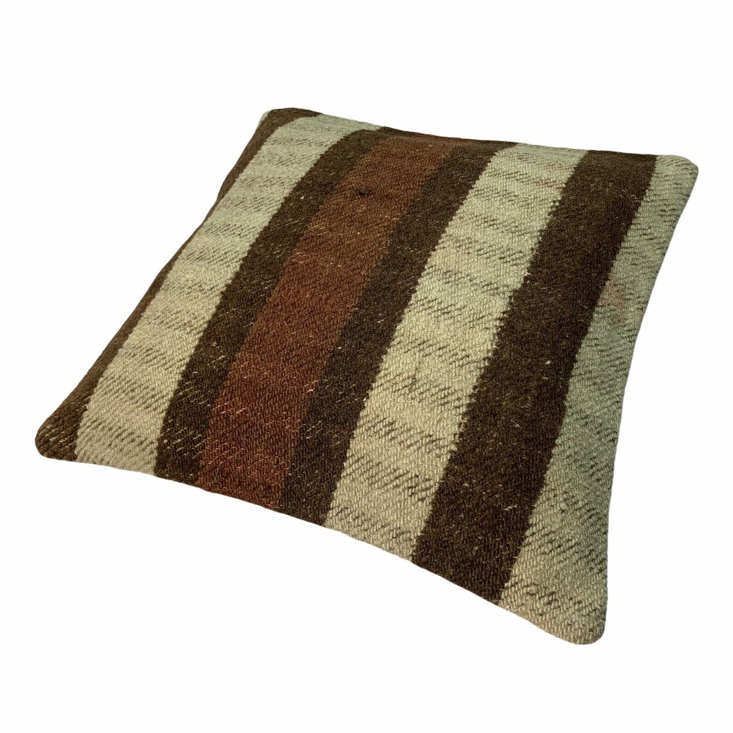 Einzigartige Kelim-Kissen,Turkish Kilim Pillow,16'×16'   Funda De Cojín Kilim