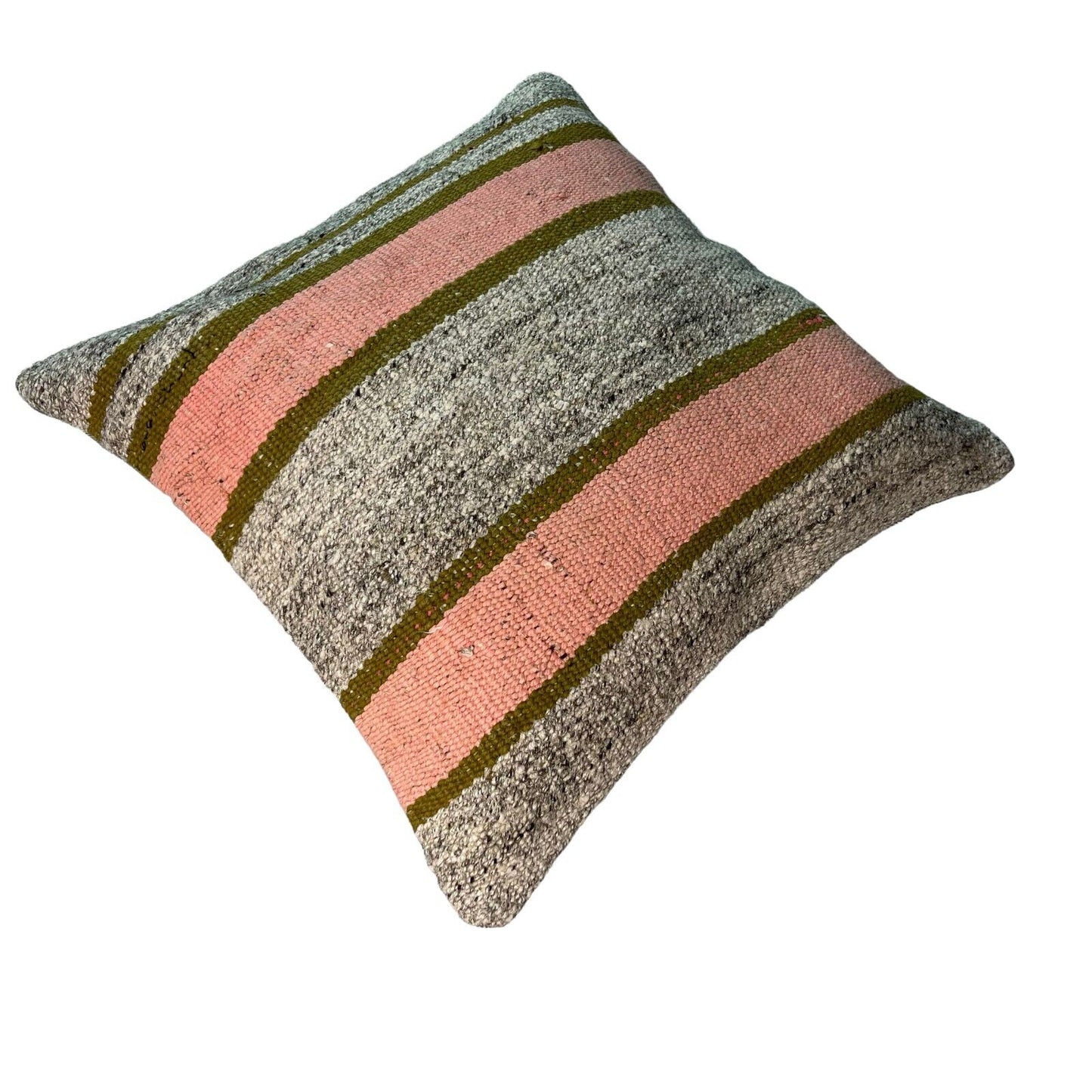 Einzigartige Kelim-Kissen,Turkish Kilim Pillow,16'×16'   Funda De Cojín Kilim