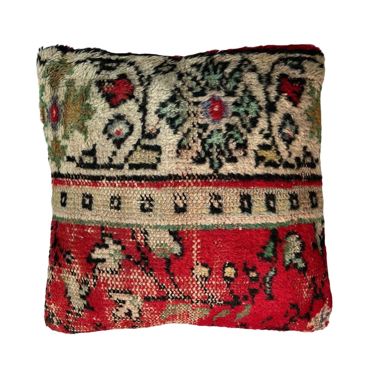 18''X18'' Vintage Handmade Rug Cushion Cover, 45 x 45 cm Deko Kissenbezug