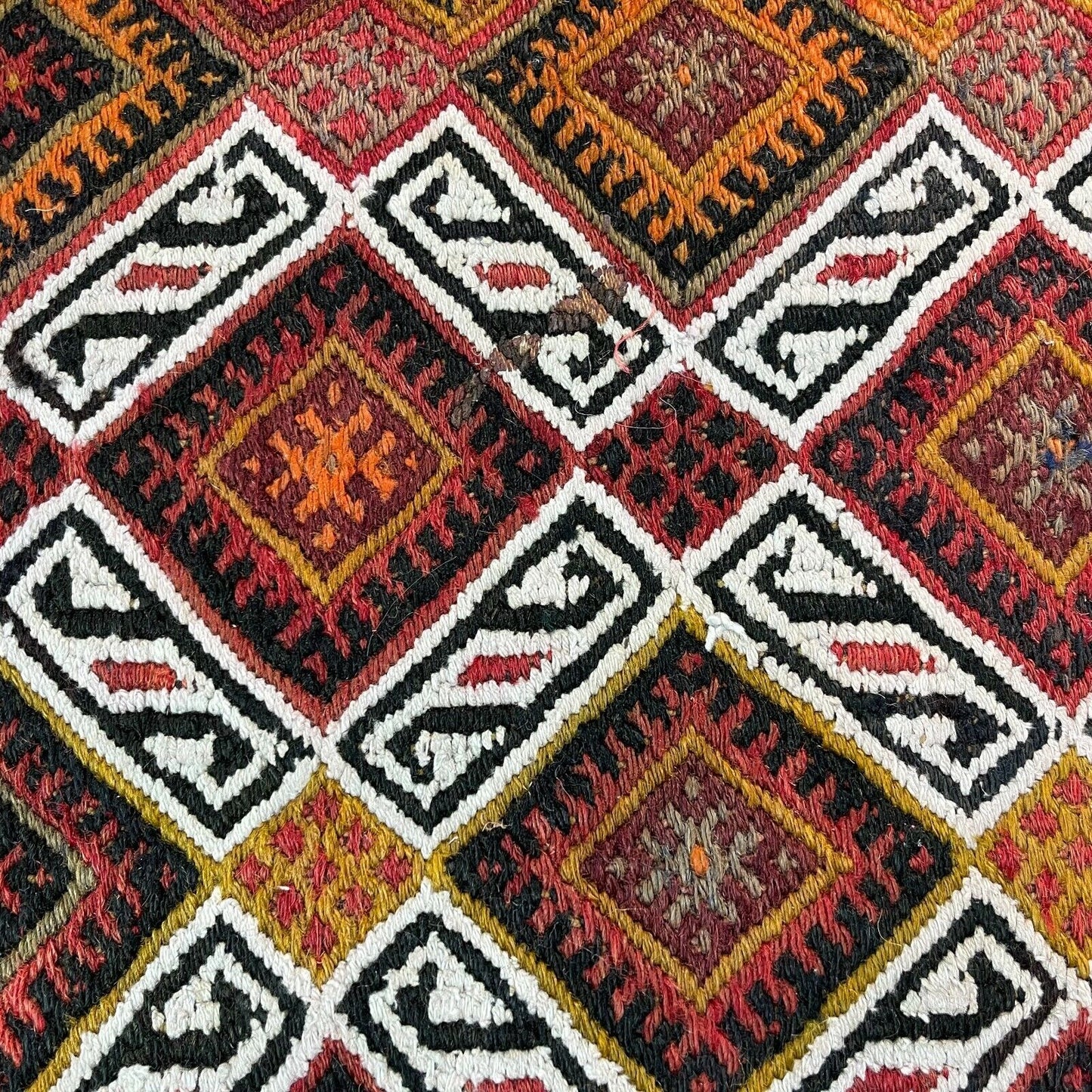 Traditionelle türkische Kelim Teppich, Vintage Turkish Kilim Rug 90X52 cm