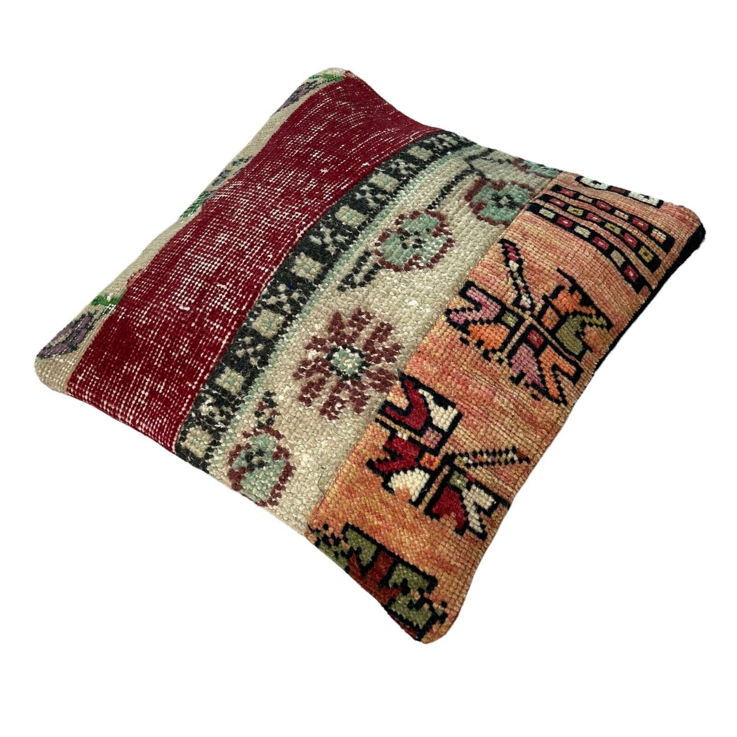 40 x 40 cm  , Vintage Turkish Cushion Cover ,  Vintage Handgemachte Kissenbezug