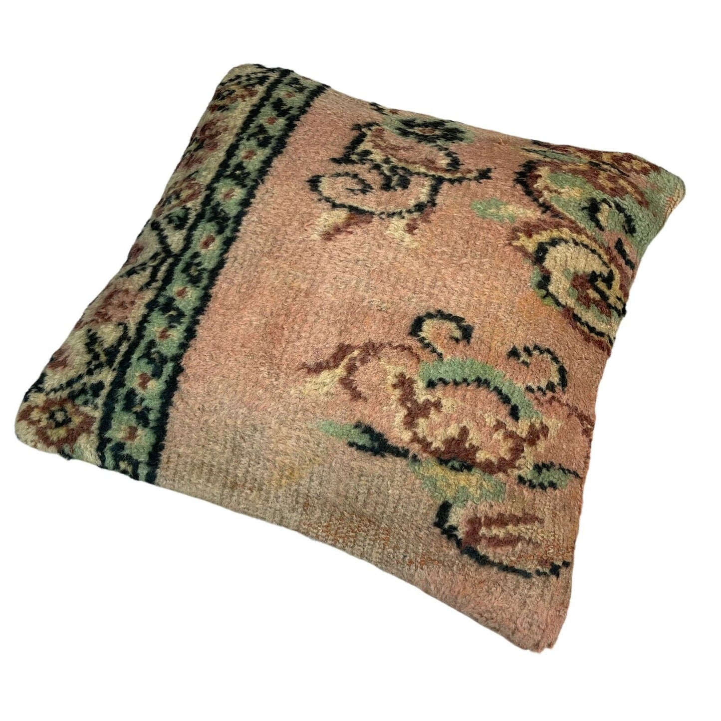 45 x 45 cm  , Vintage Turkish Cushion Cover ,  Vintage Handgemachte Kissenbezug