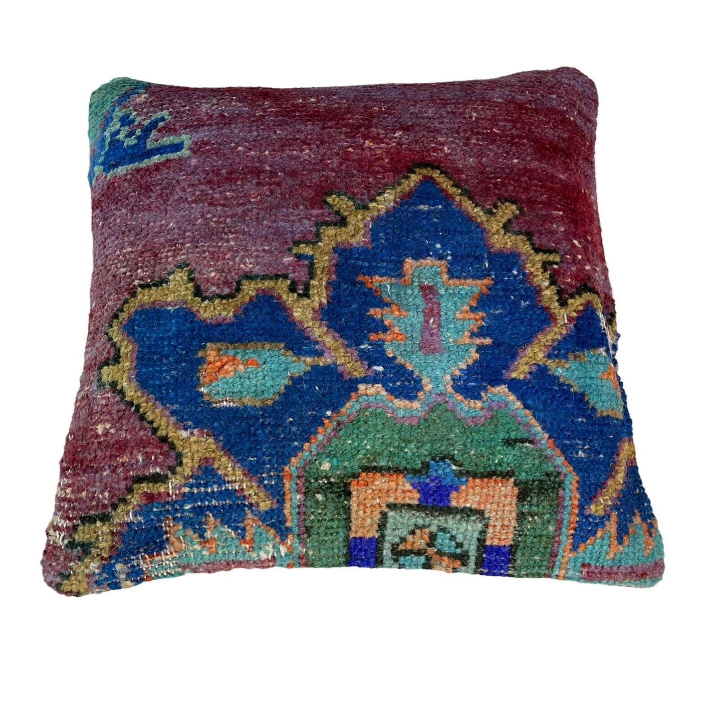 45 x 45 cm  , Vintage Turkish Cushion Cover ,  Vintage Handgemachte Kissenbezug