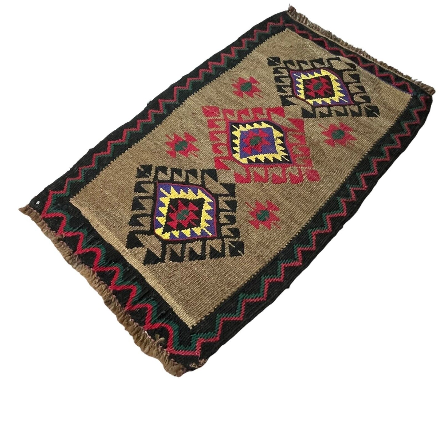 Traditionelle türkische Kelim Teppich, Vintage Turkish Kilim Rug 90X52 cm