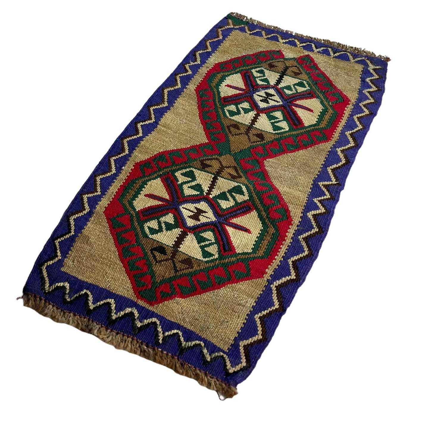 Traditionelle türkische Kelim Teppich, Vintage Turkish Kilim Rug 89X51 cm