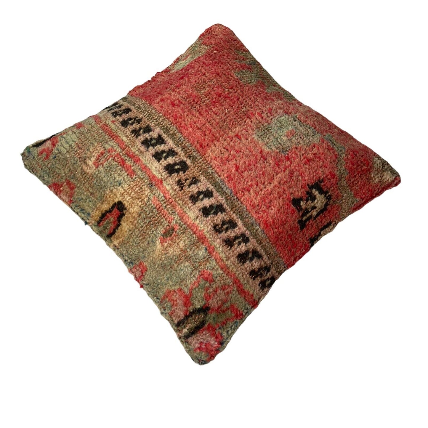 45 x 45 cm  , Vintage Turkish Cushion Cover ,  Vintage Handgemachte Kissenbezug