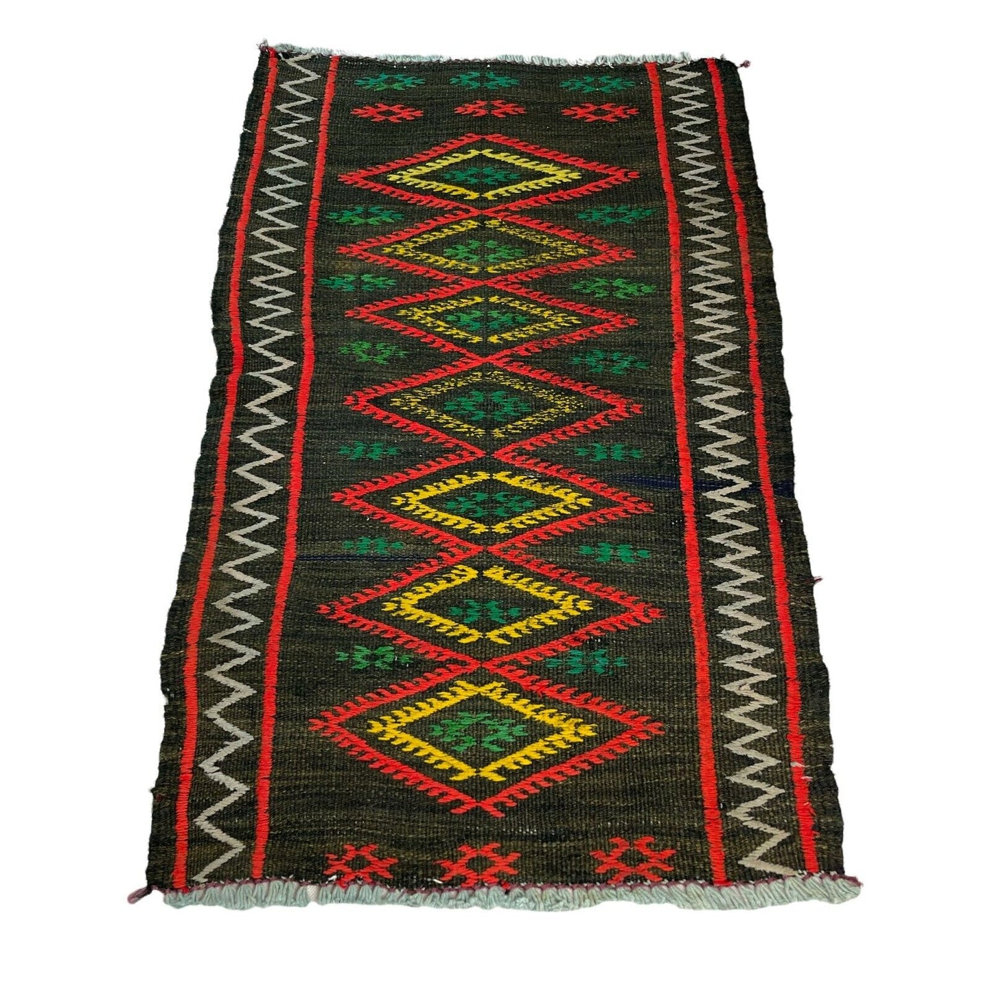 Traditionelle türkische Kelim Teppich, Vintage Turkish Kilim Rug 80x48 cm