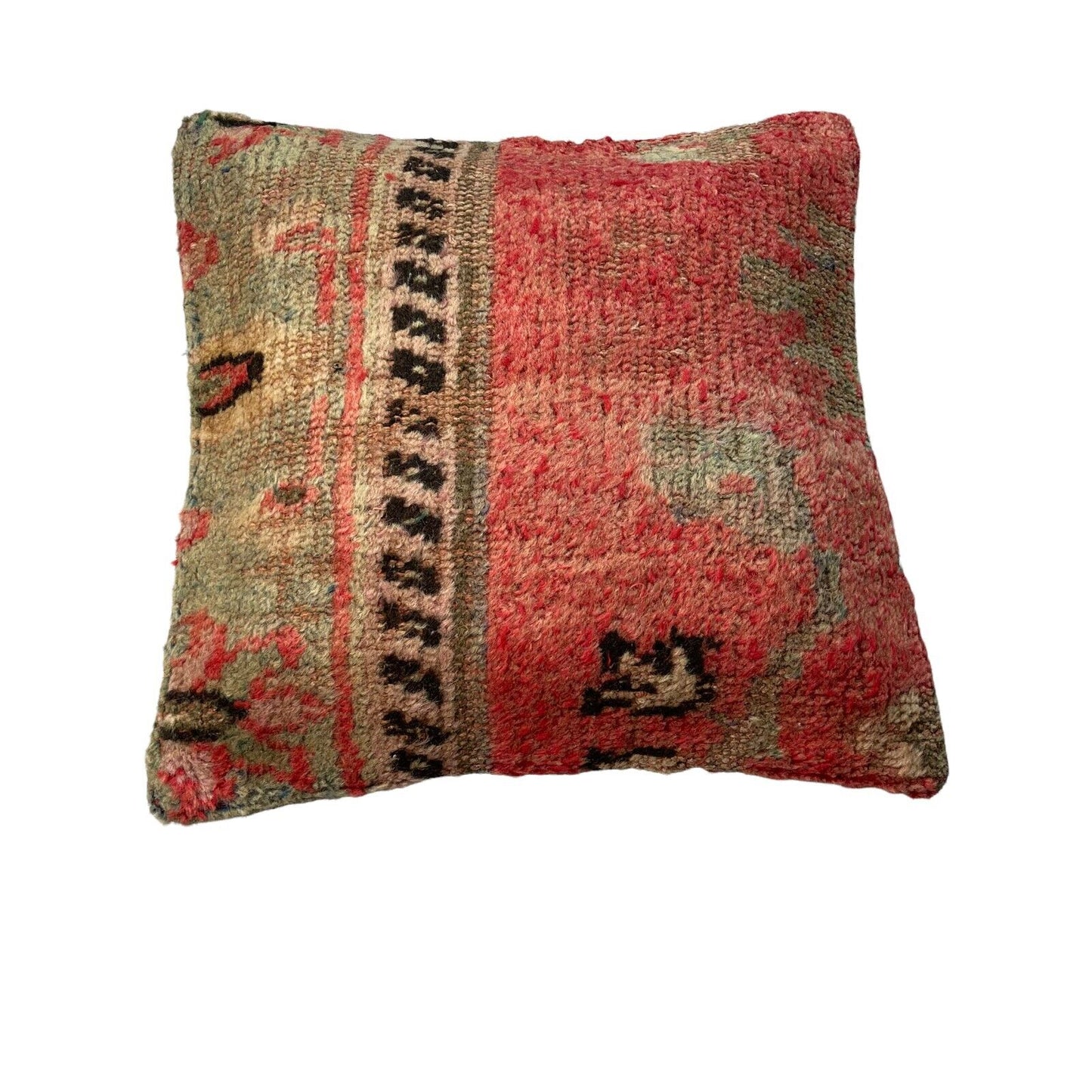 45 x 45 cm  , Vintage Turkish Cushion Cover ,  Vintage Handgemachte Kissenbezug