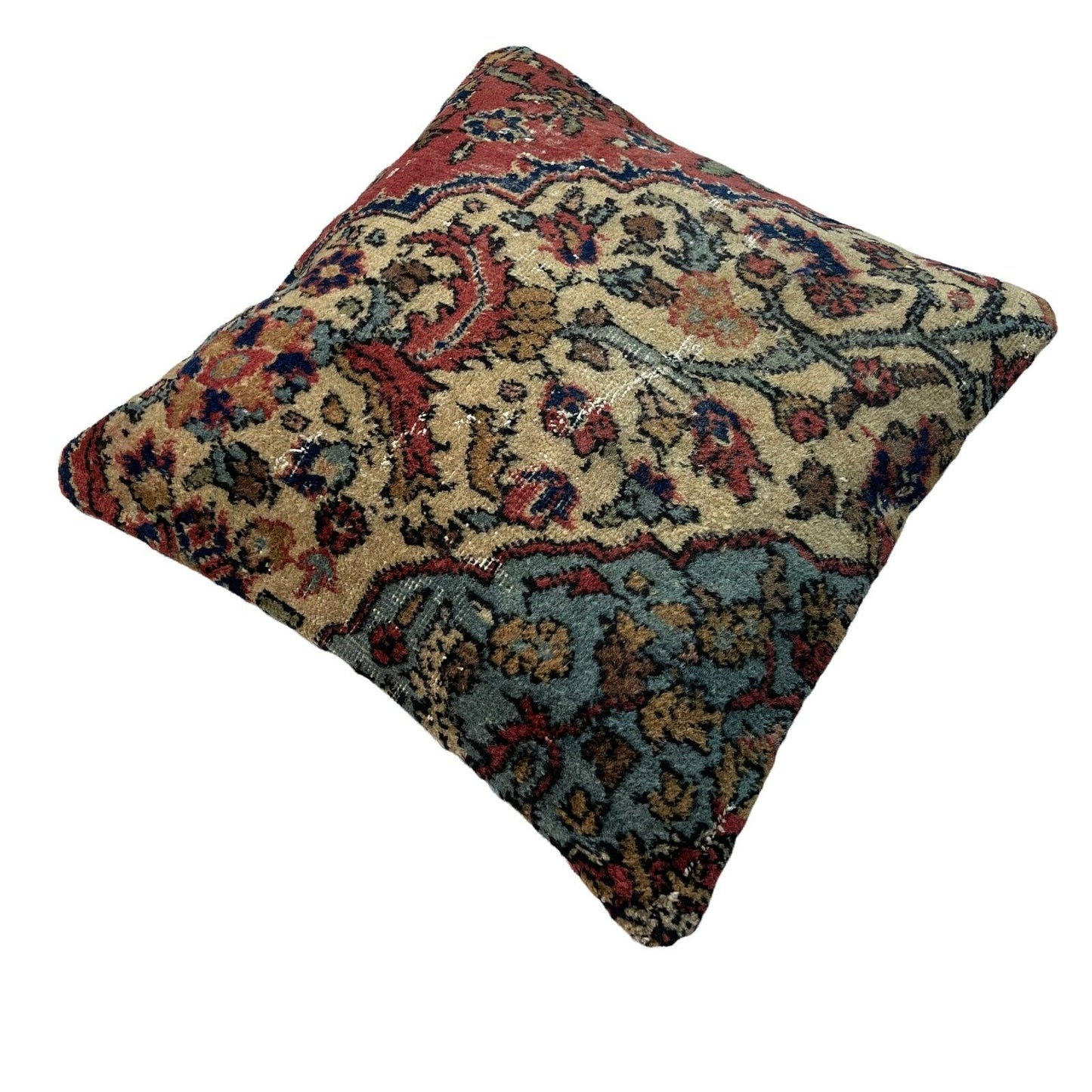 45 x 45 cm  , Vintage Turkish Cushion Cover ,  Vintage Handgemachte Kissenbezug