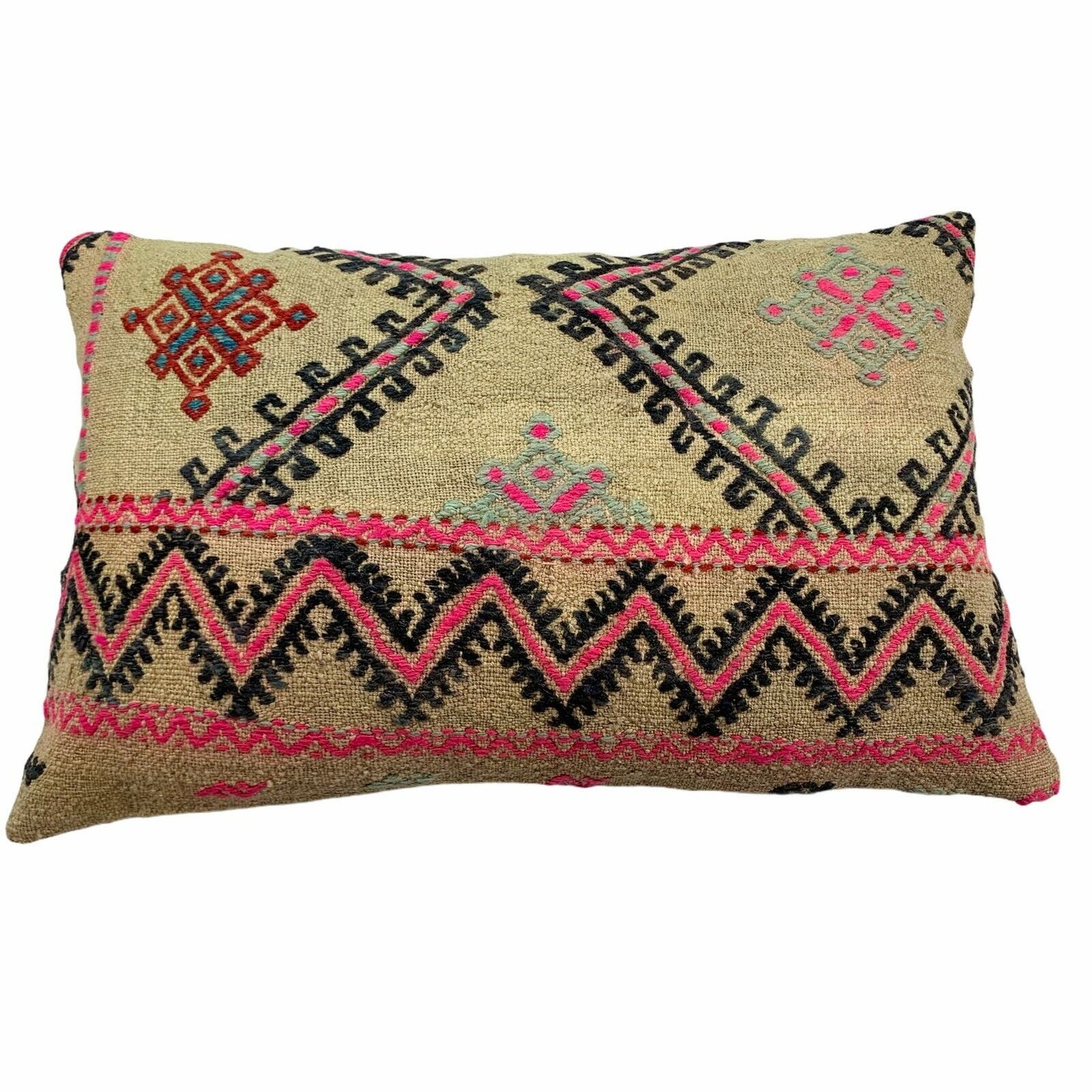 40x60 Cm Handgewebt Kelim Kissenbezug Vintage Kilim Cushion Cover , Boho,16'x24'