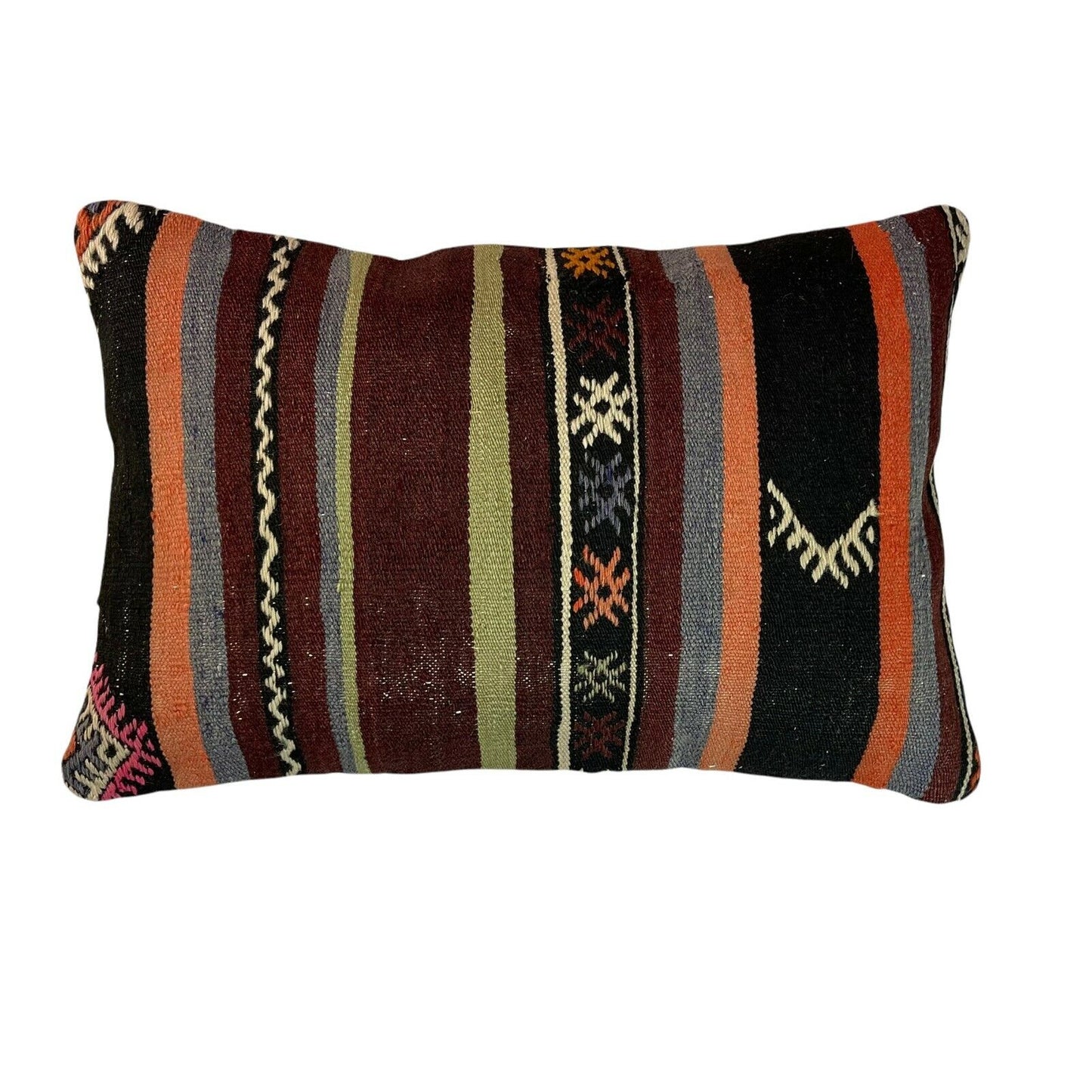 40x60 Cm Handgewebt Kelim Kissenbezug Vintage Kilim Cushion Cover , Boho,16'x24'