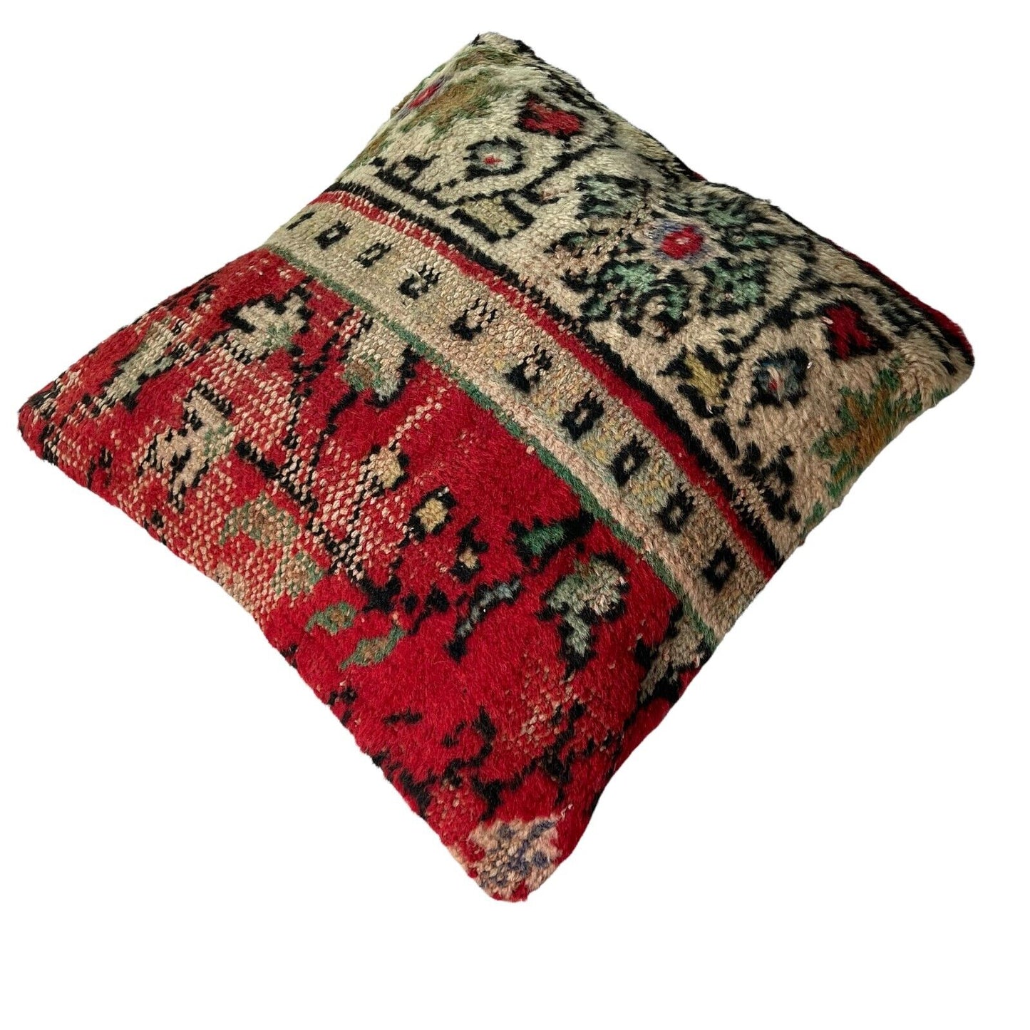 18''X18'' Vintage Handmade Rug Cushion Cover, 45 x 45 cm Deko Kissenbezug