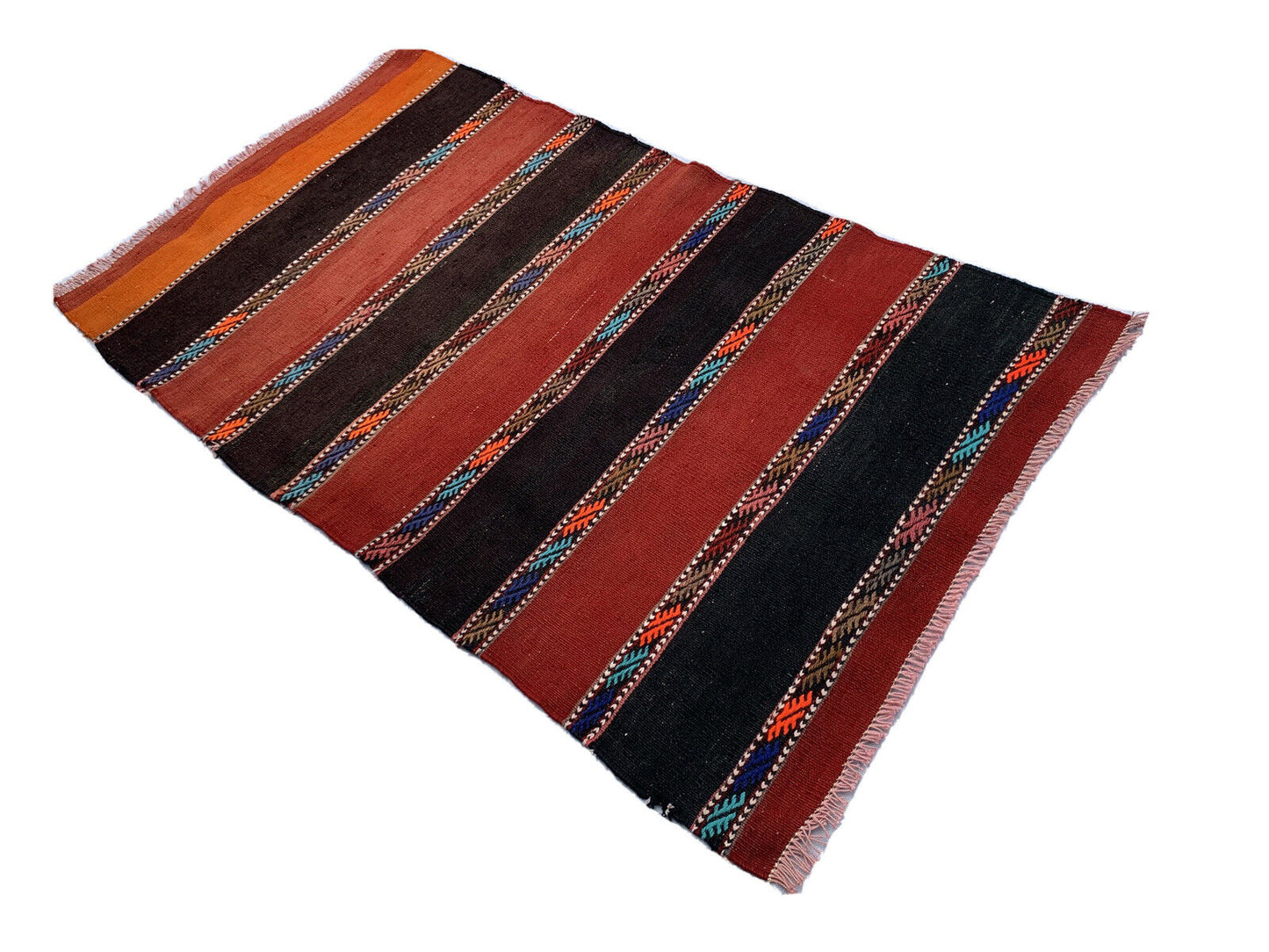 Traditional Turkish Kilim Rug,Vintage Kelim Teppich 130x74 cm