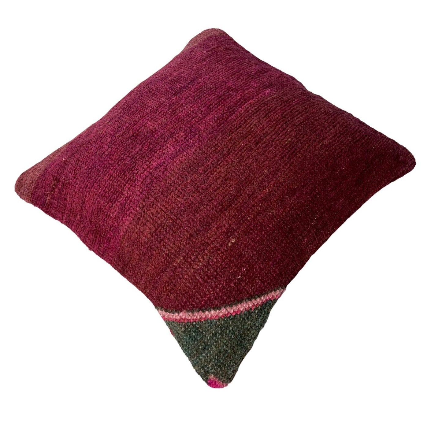 18''X18'' Vintage Handmade Rug Cushion Cover, 45 x 45 cm Deko Kissenbezug