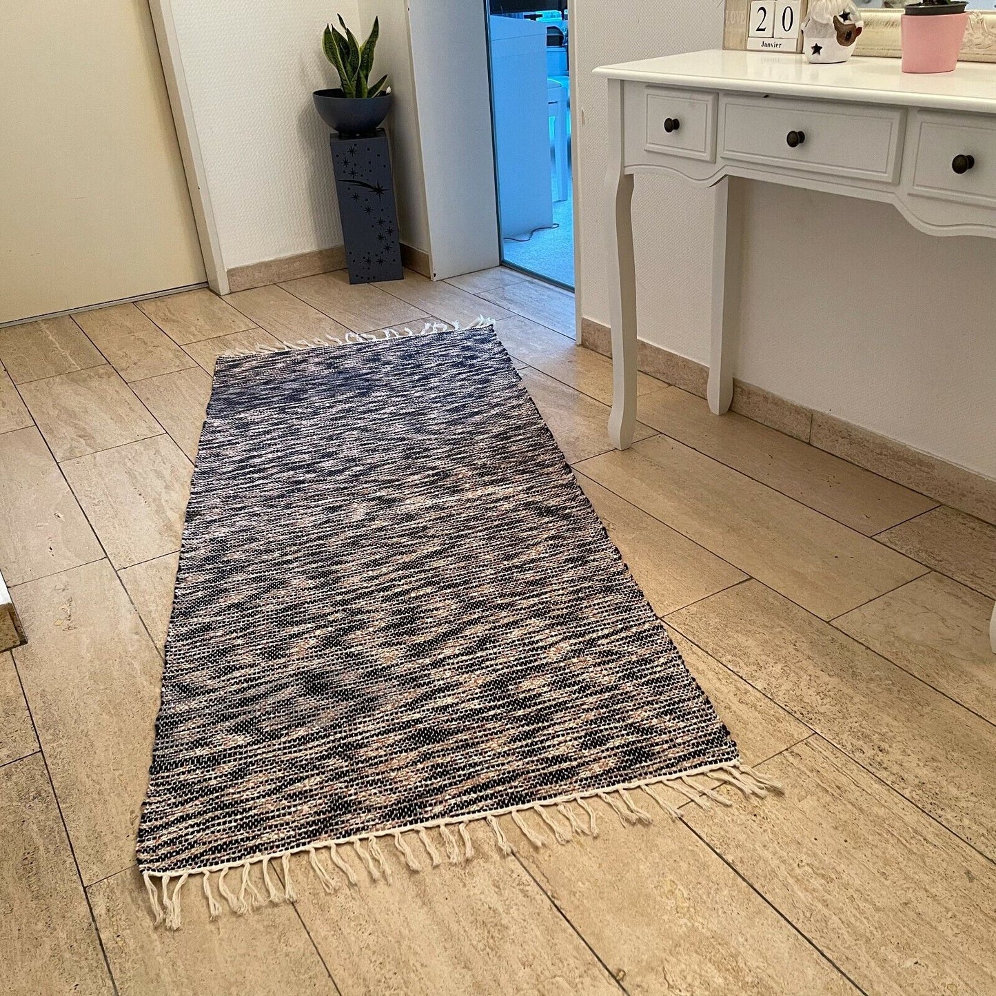 Brand New Traditional Turkish Runner , Rag Rug Runner 190 X 80