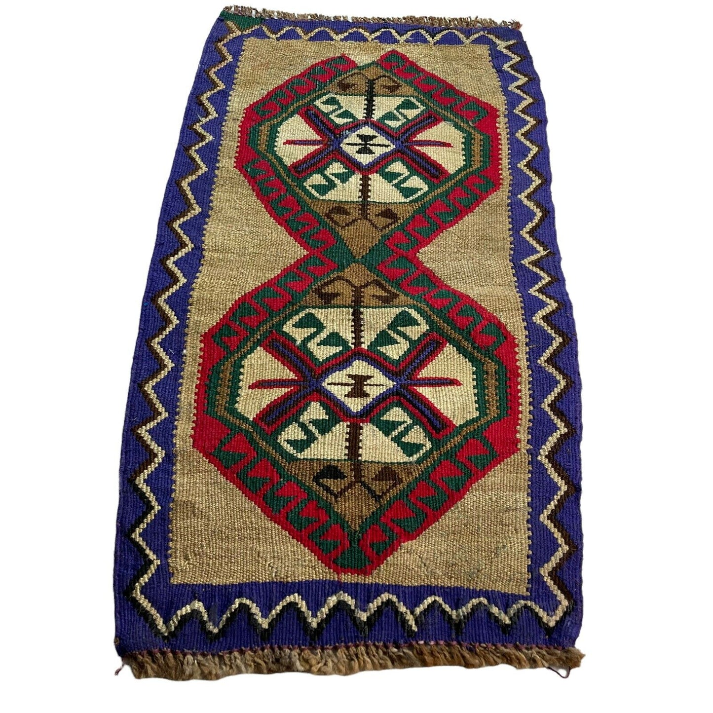 Traditionelle türkische Kelim Teppich, Vintage Turkish Kilim Rug 89X51 cm