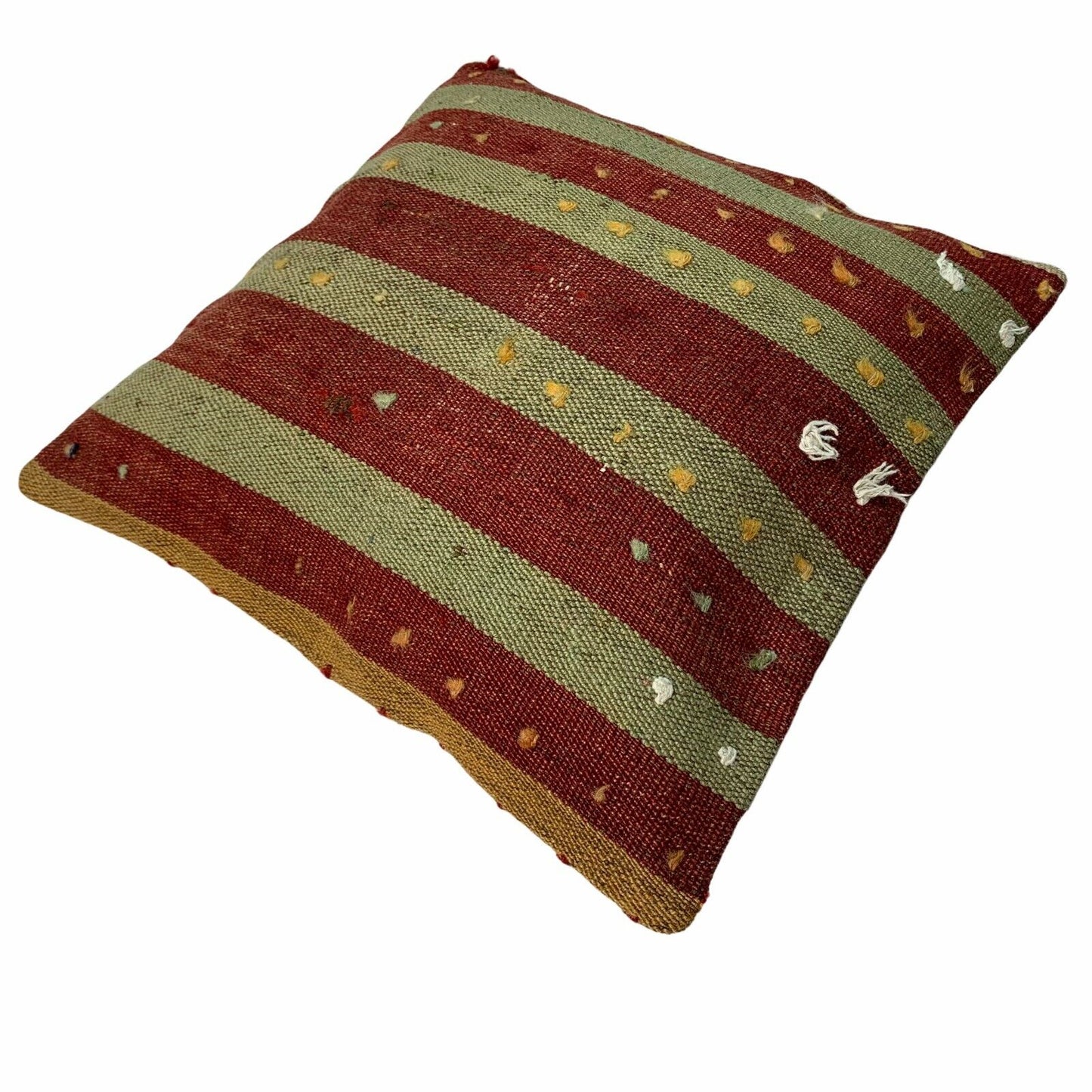 Einzigartige Kelim-Kissen,Turkish Kilim Pillow,16'×16'   Funda De Cojín Kilim