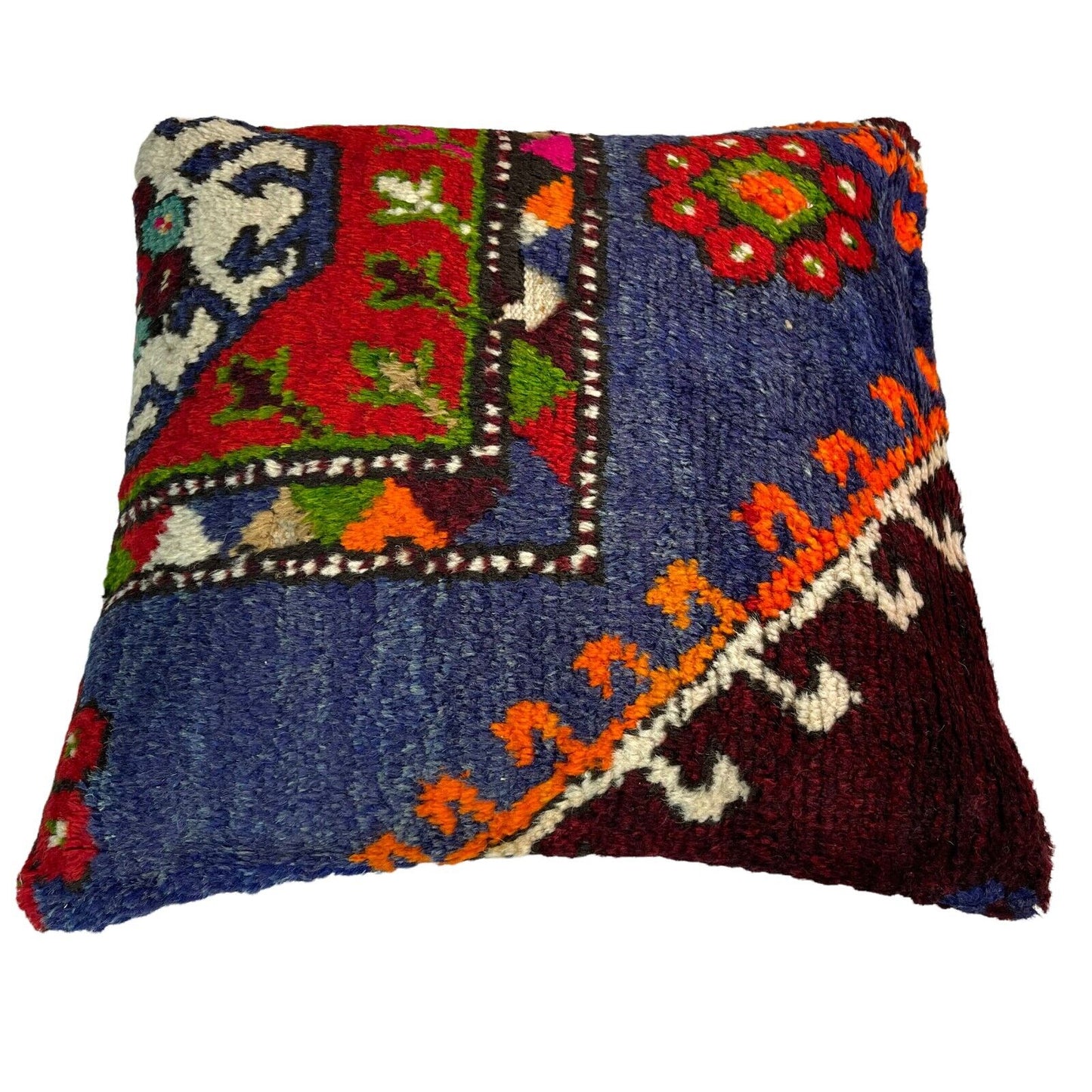 18''X18'' Vintage Handmade Rug Cushion Cover, 45 x 45 cm Deko Kissenbezug