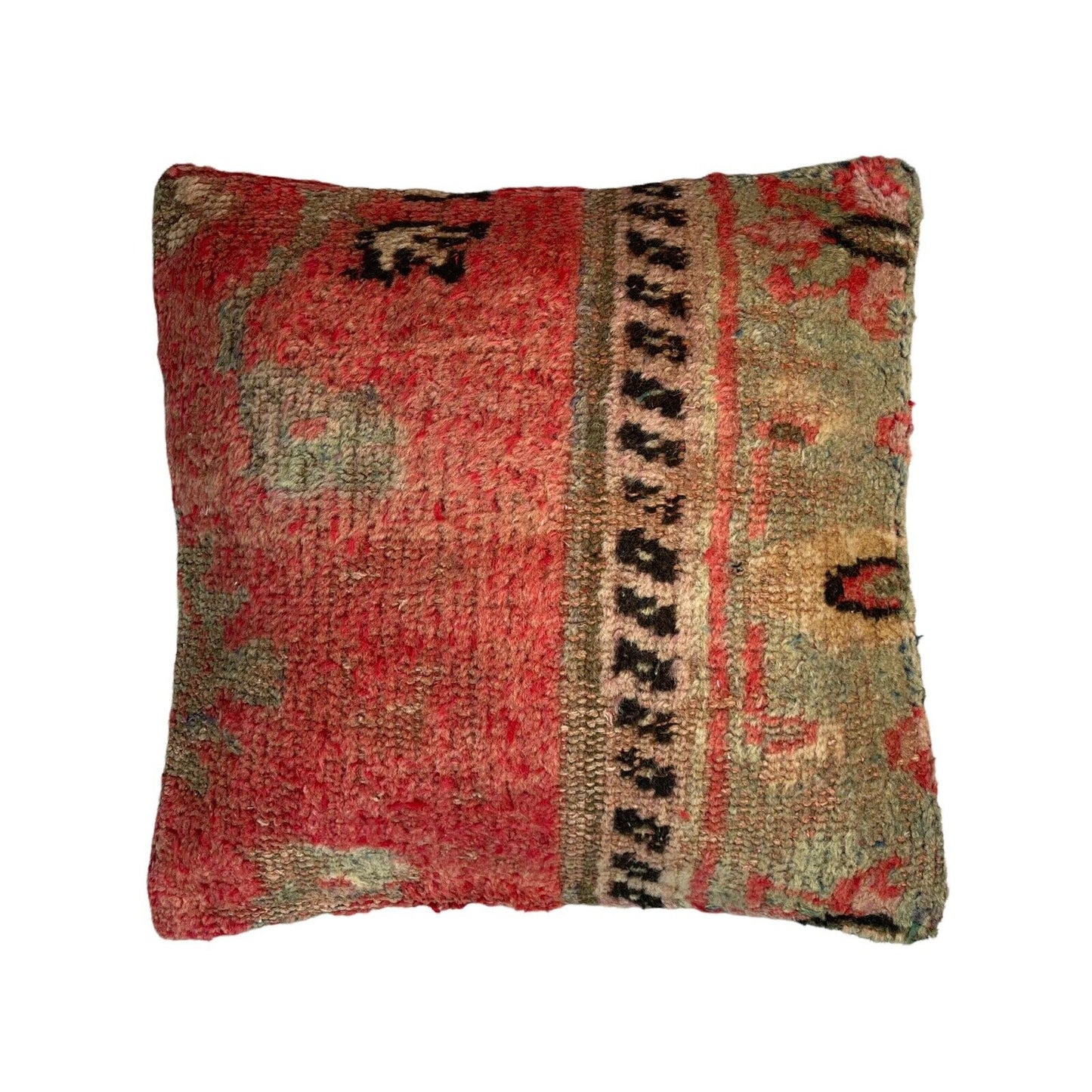 45 x 45 cm  , Vintage Turkish Cushion Cover ,  Vintage Handgemachte Kissenbezug