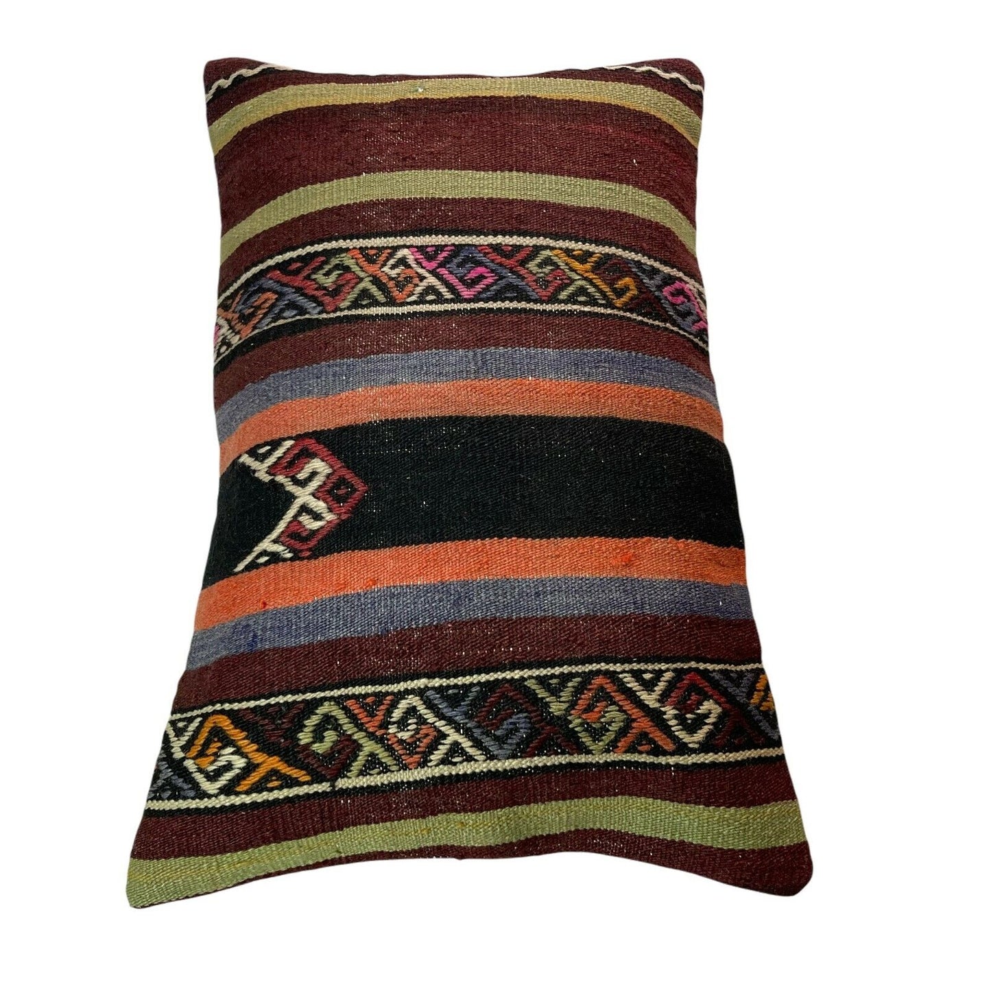 40x60 Cm Handgewebt Kelim Kissenbezug Vintage Kilim Cushion Cover , Boho,16'x24'